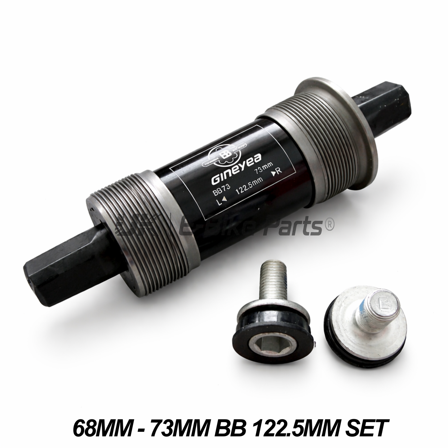 GINEYEA Square Taper Bottom Bracket 122.5mm BSA 68-73mm Sealed MTB Road Bike BB