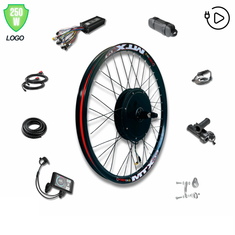 1500W E-Bike Conversion Kit 48V-52V Cassette Rear Wheel, Colour Display, MTX39 Rim, Fits 7–11 Speed Cassettes | High-Torque Electric Bike Kit