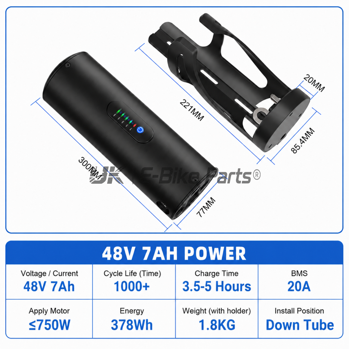 Ultimate MTX 250W E Bike Conversion Kit Cassette 7-11 Speed Rear Wheel LG 36V 10.5AH | 7AH | 48V