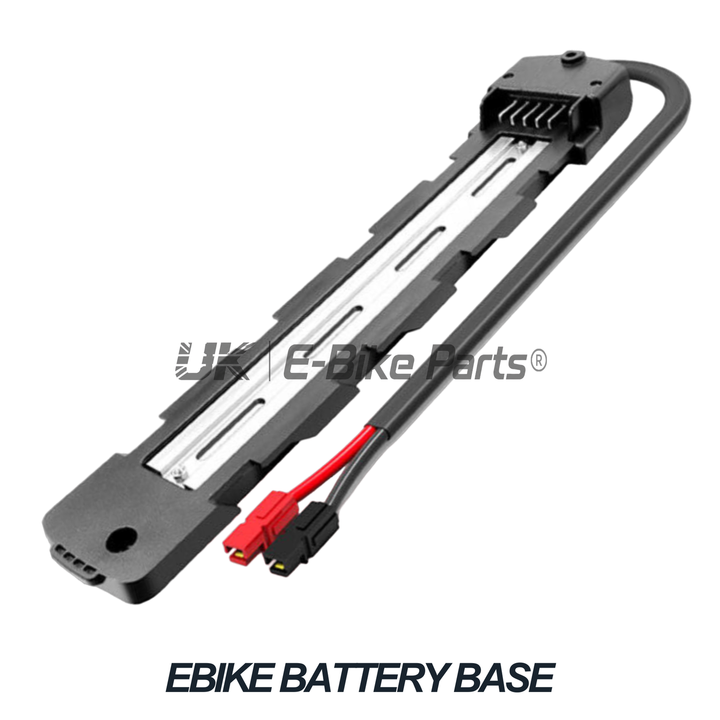 Ebike Poly Battery Base 5 Pin 4 Slot Holder | 30A Fuse & Anderson Connector | Replacement Mount for Electric Bicycle Battery Pack