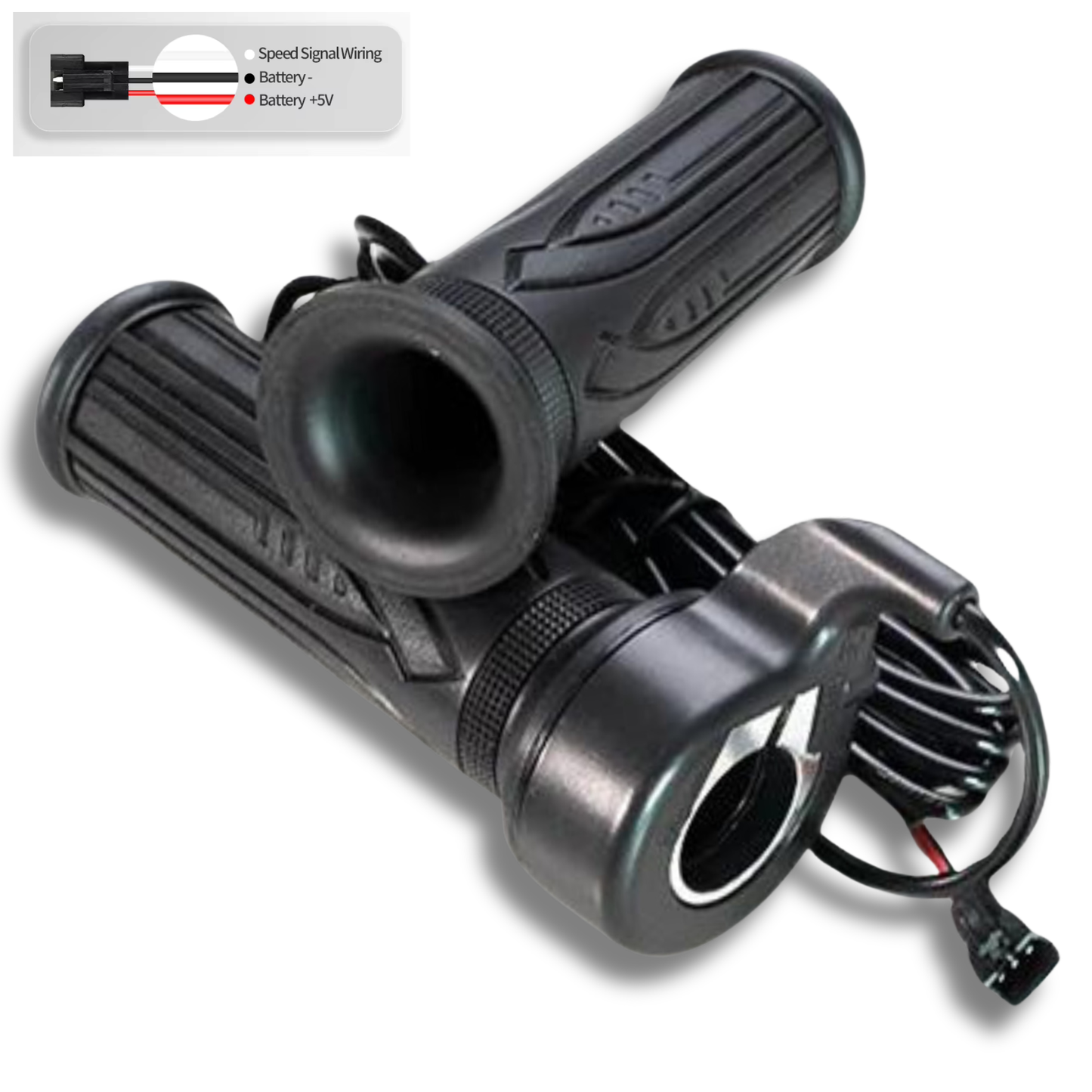 Full Twist Throttle Electric Scooter E Bike Right Hand SM Plug 12V to 72V 22mm