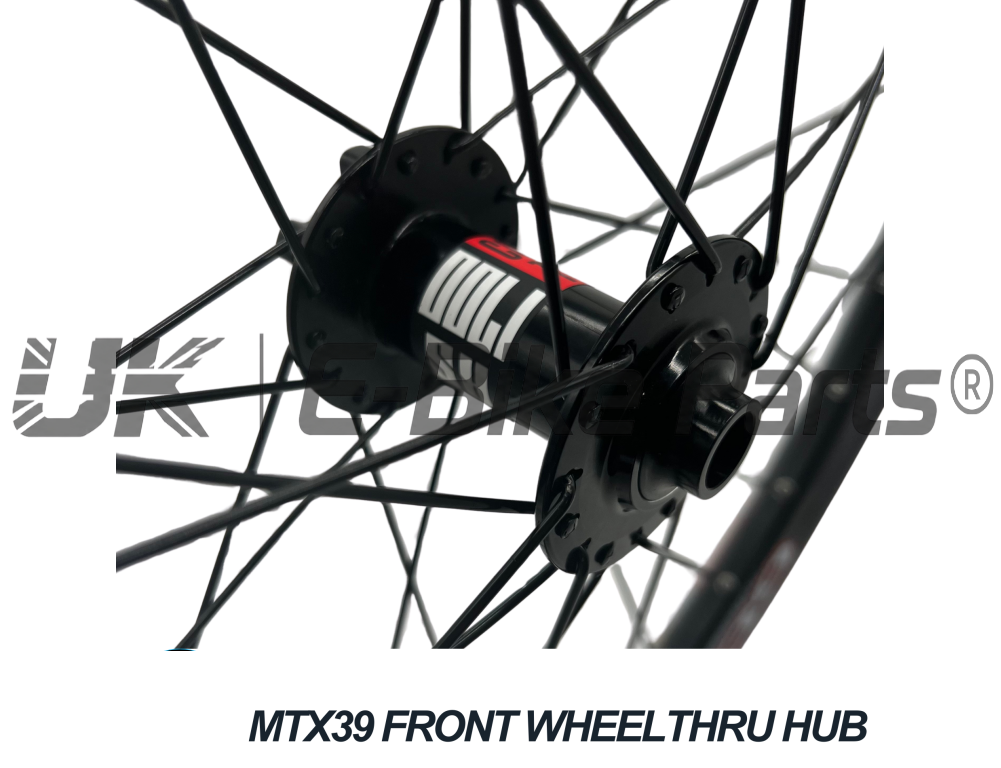 MTX 39 Front Wheel E Bike 20″ 24″ 26″ 27.5″ 29″ Thru Axle QR 110mm 100mm Dropout