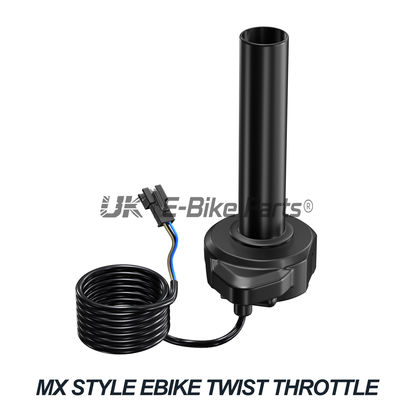 SurRon Style E-Bike Twist Throttle with Protaper Waffle Grips β All Colours β 3 Pin SM JST Plug β Compatible with Sabvoton, Far Driver, DC MOTO, KT Controllers β UK Stock