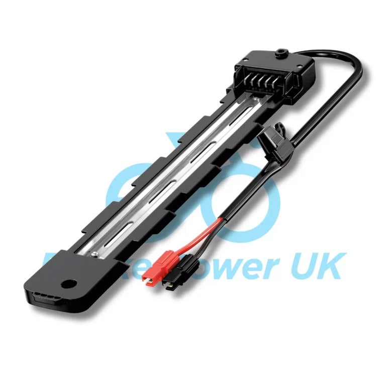 Ebike Poly Battery Base 5 Pin 4 Slot Holder | 30A Fuse & Anderson Connector | Replacement Mount for Electric Bicycle Battery Pack