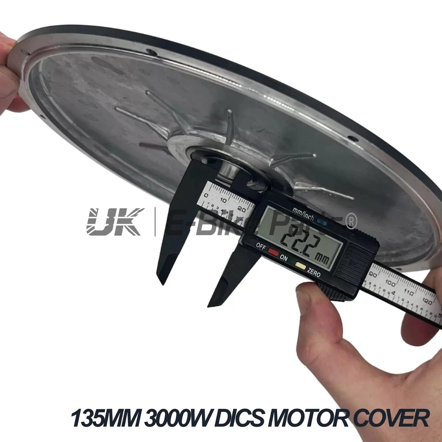 3000W Motor Side Cover Plate Freewheel & Brake Side 17mm & 22mm Bearing Black
