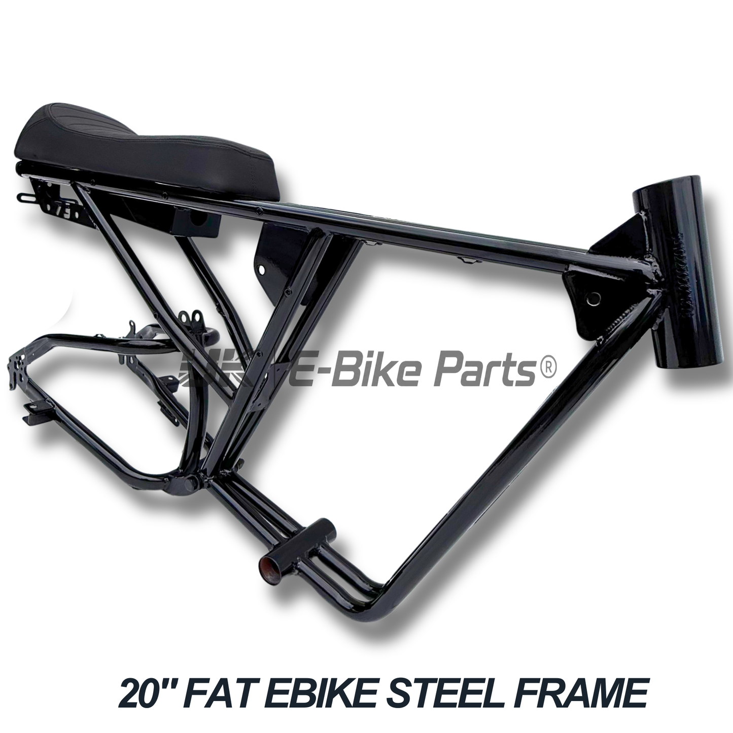 Custom Steel Fat E Bike Frame Full Suspension 20 Inch x 4 Inch Wheels Super 73