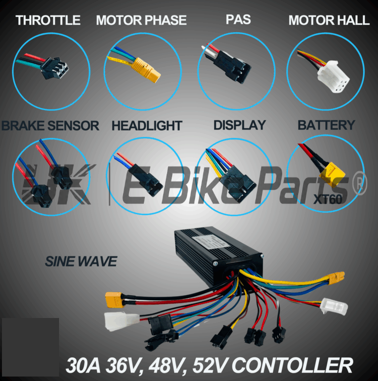 48V 1000W / 250W Electric Bike Conversion Kit – MTX Rear Wheel & Battery – 7-11 Speed Cassette – 26″ 27.5″ 29″ E-Bike Upgrade