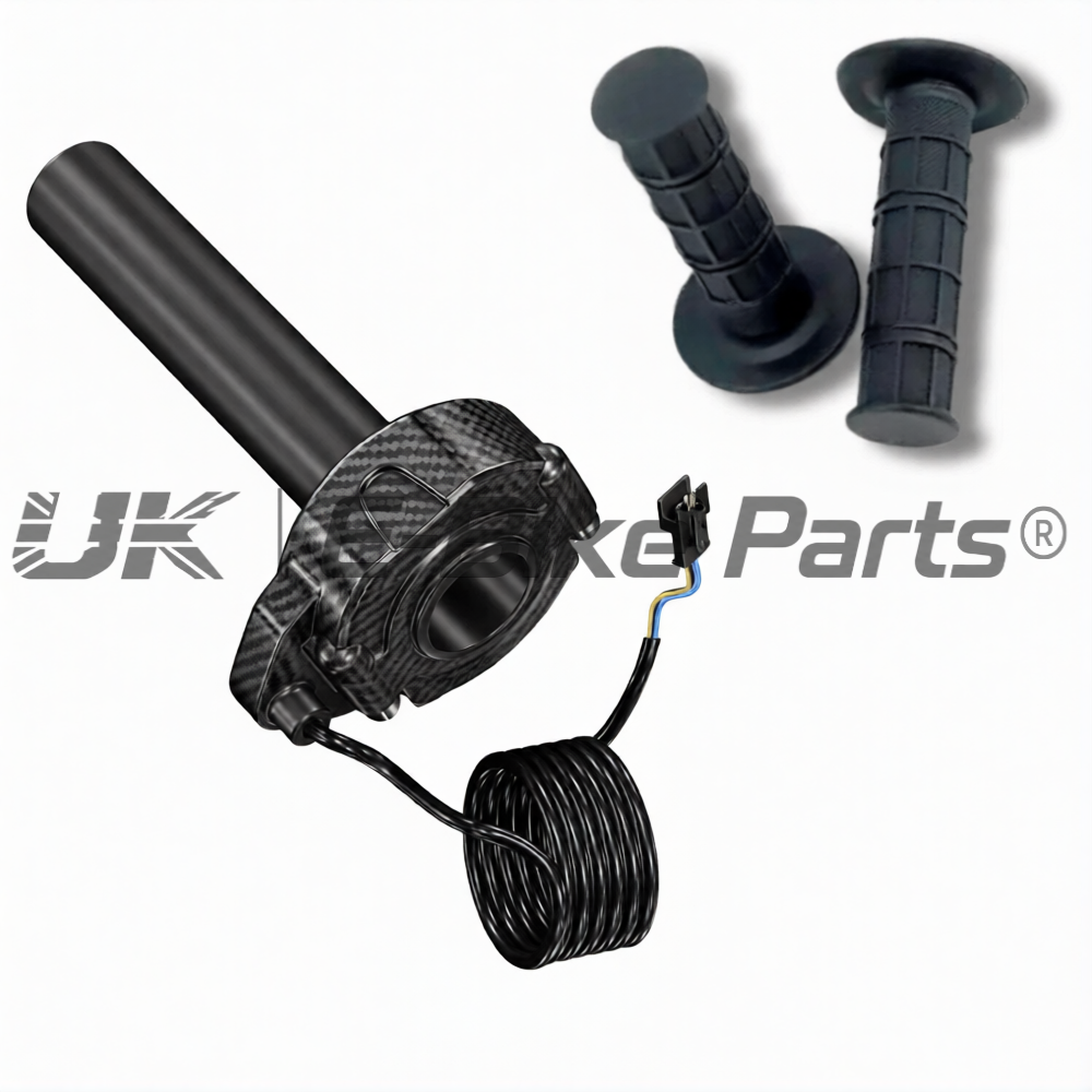 Carbon SurRon Throttle Twist Grips Waffle Grip All Colours 3 Pin SM JST Plug UK
