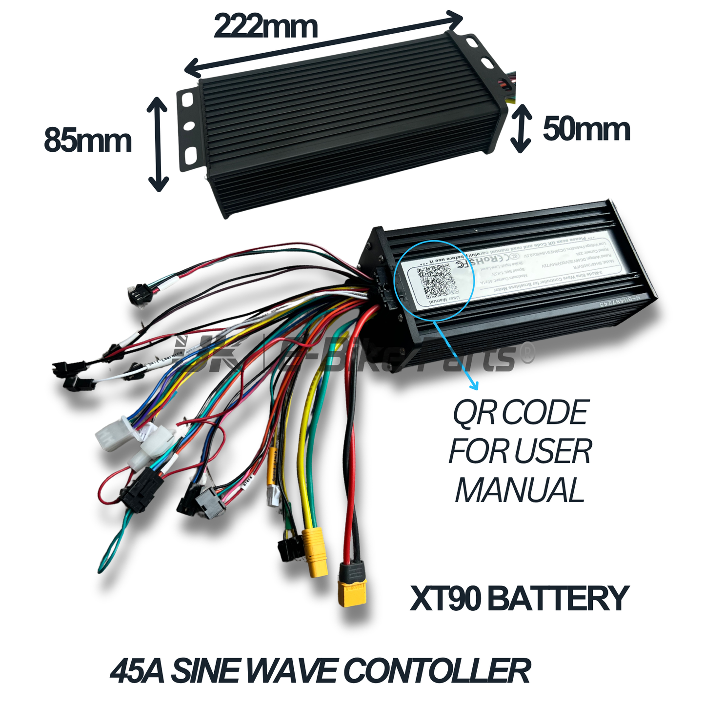 The Ultimate 2000W 45A 72V 20AH 60A Rear Wheel EBike Conversion Kit Original MTX39 Rim High Torque Motor