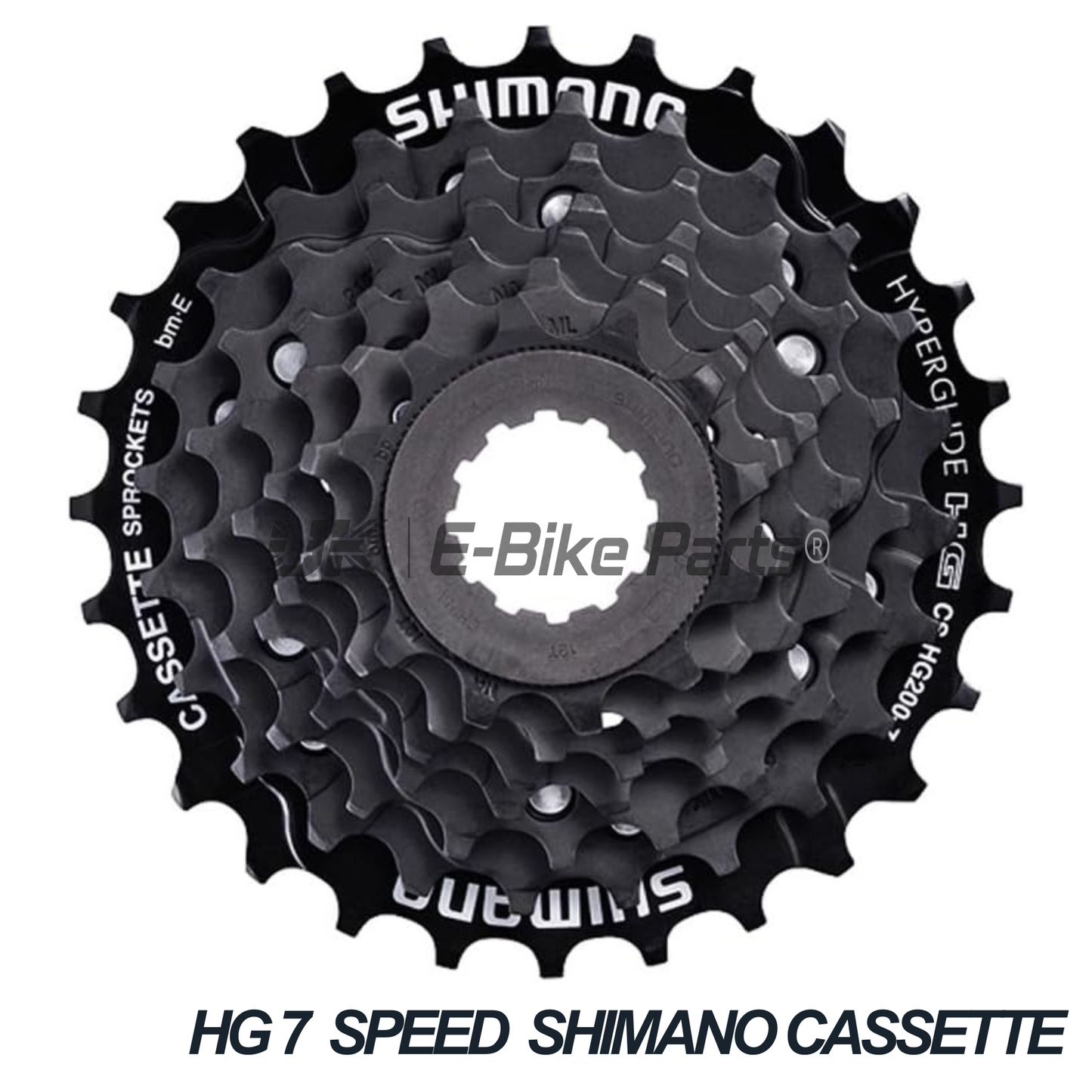 HG Shimano ATX 7\8\9\10 Speed Cassette Gears for MTB Bike E Bike Black/Silver