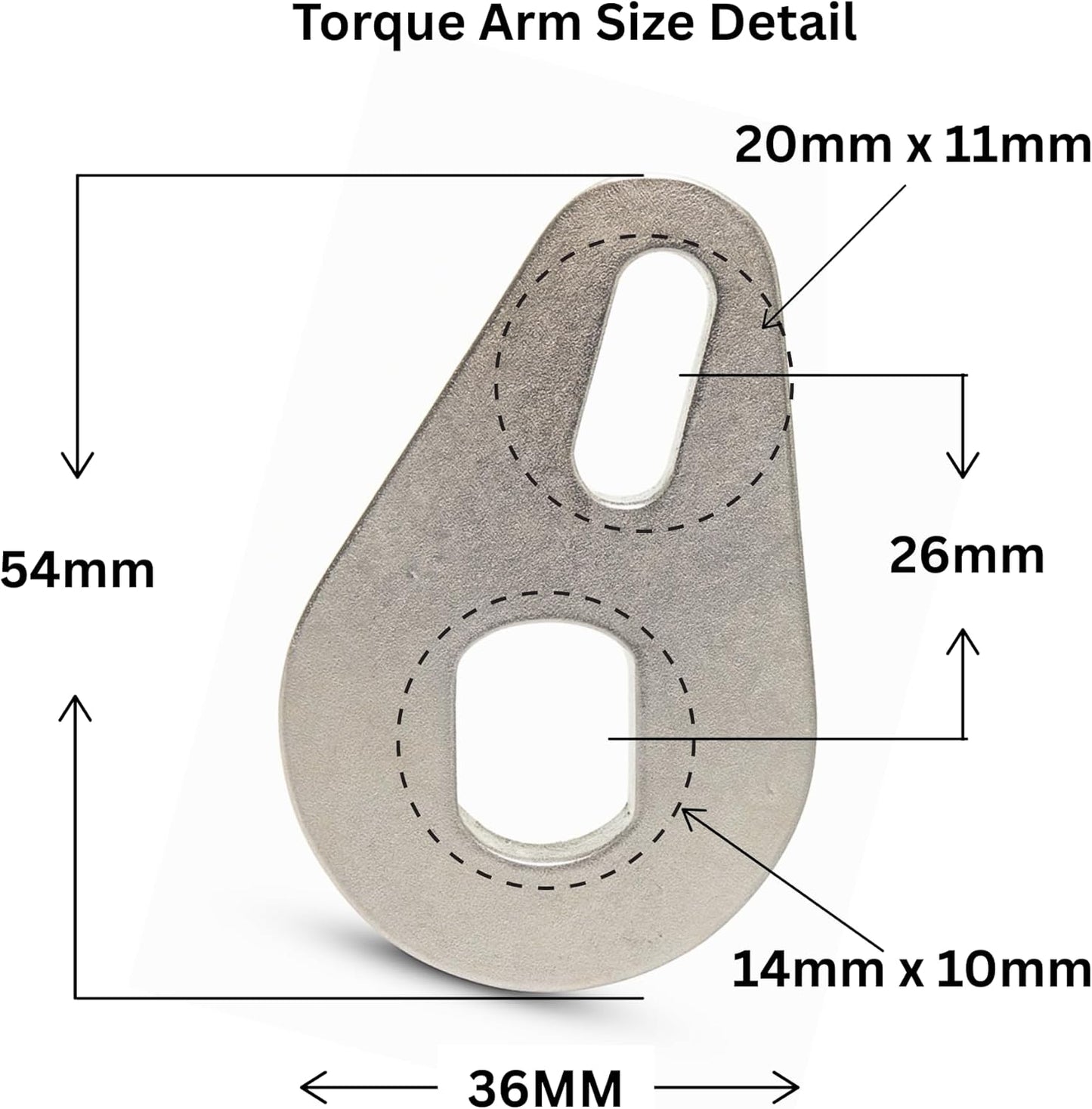 E Bike Torque Arm Set Fit Rear Motor M12 M14 M16 Axle UK Universal High Strength Carrera, Trek, Voodoo, Boardman.