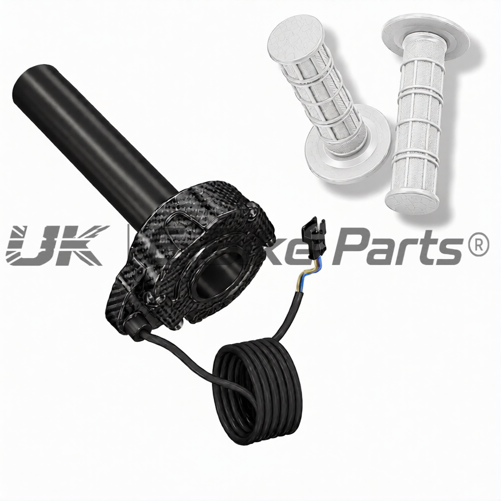 Carbon SurRon Throttle Twist Grips Waffle Grip All Colours 3 Pin SM JST Plug UK