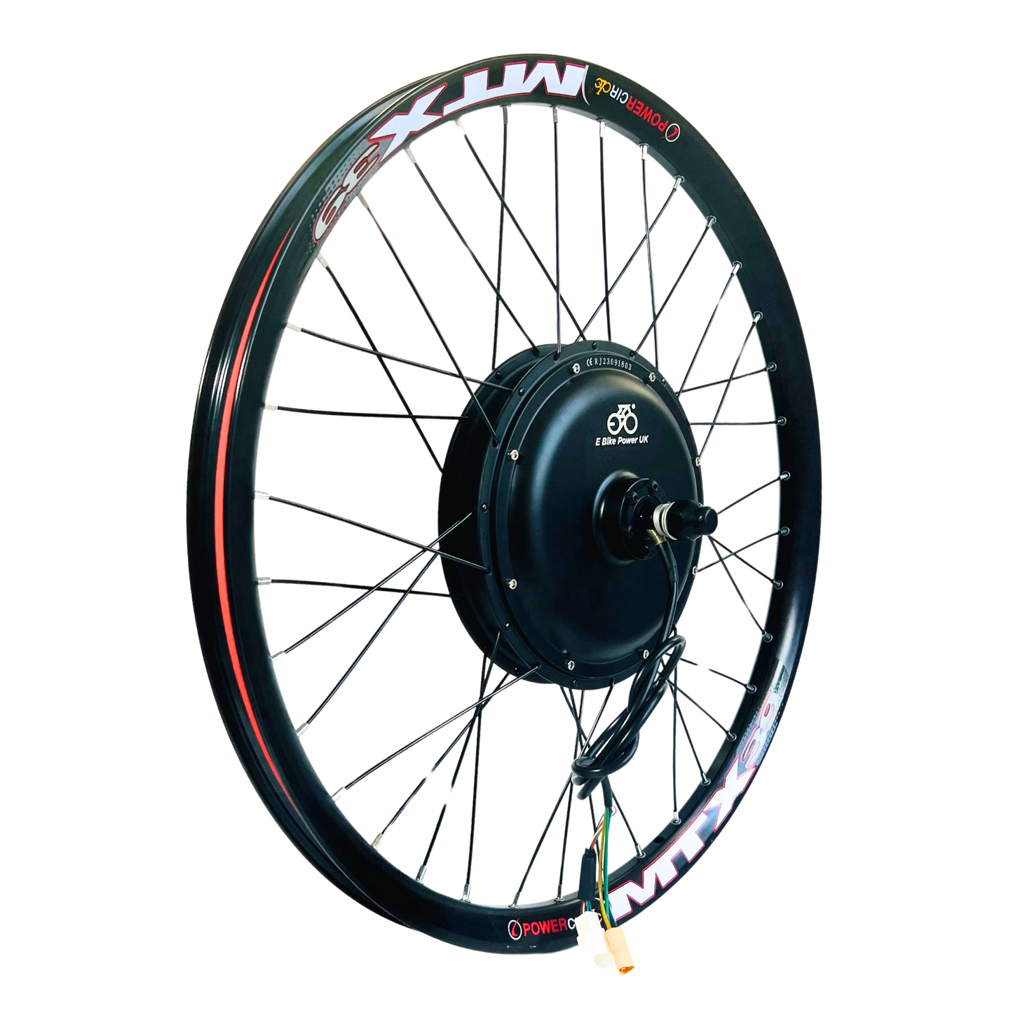 2000W E-Bike Conversion Kit UKC1+ Colour Display Original MTX39 Rim Rear Cassette 8-10 Speed.