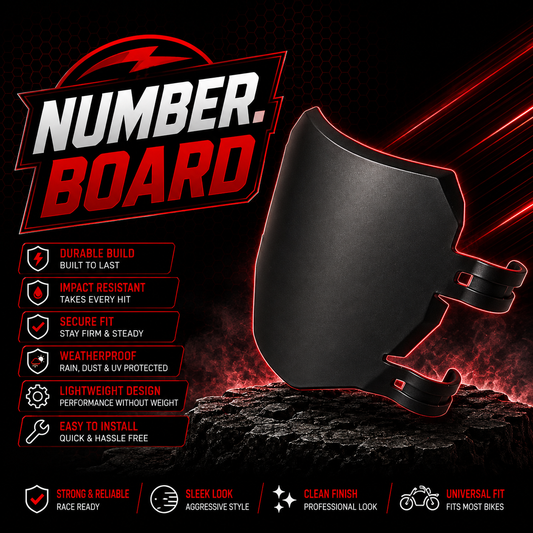 ODI Style Number Board E Bike Surron KKE Fox Talara MTB