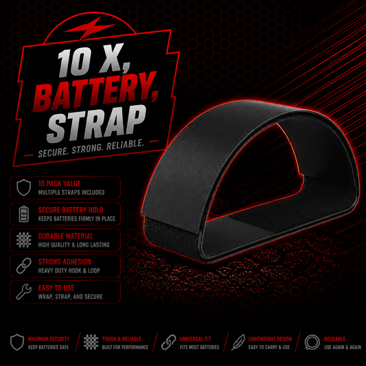 10 X Triangle E Bike Battery Strap Replacement Lithium Ebike Battery 750W-3300W