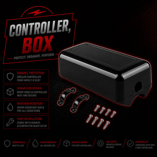 E Bike Controller Box Large Waterproof Case Conversion Electric Bicycle Black UK