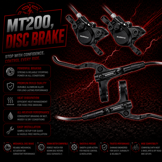 Shimano MT200 MTB Hydraulic Disc Brake Set Mountain Bike Brake Front Rear M315
