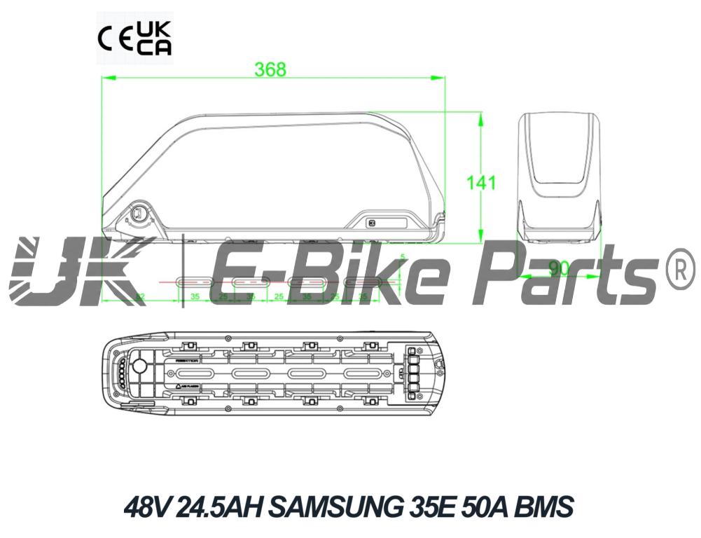 1500W E-Bike Conversion Kit 48V Cassette Rear Wheel 48V 24.5Ah Battery, Colour Display, MTX39 Rim, Fits 1–11 Speed Cassettes | High-Torque Electric Bike Kit