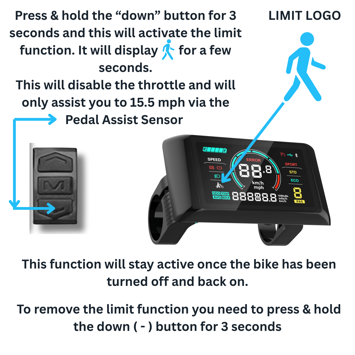 Ultimate MTX 250W E Bike Conversion Kit Cassette 7-11 Speed Rear Wheel LG 36V 10.5AH | 7AH | 48V