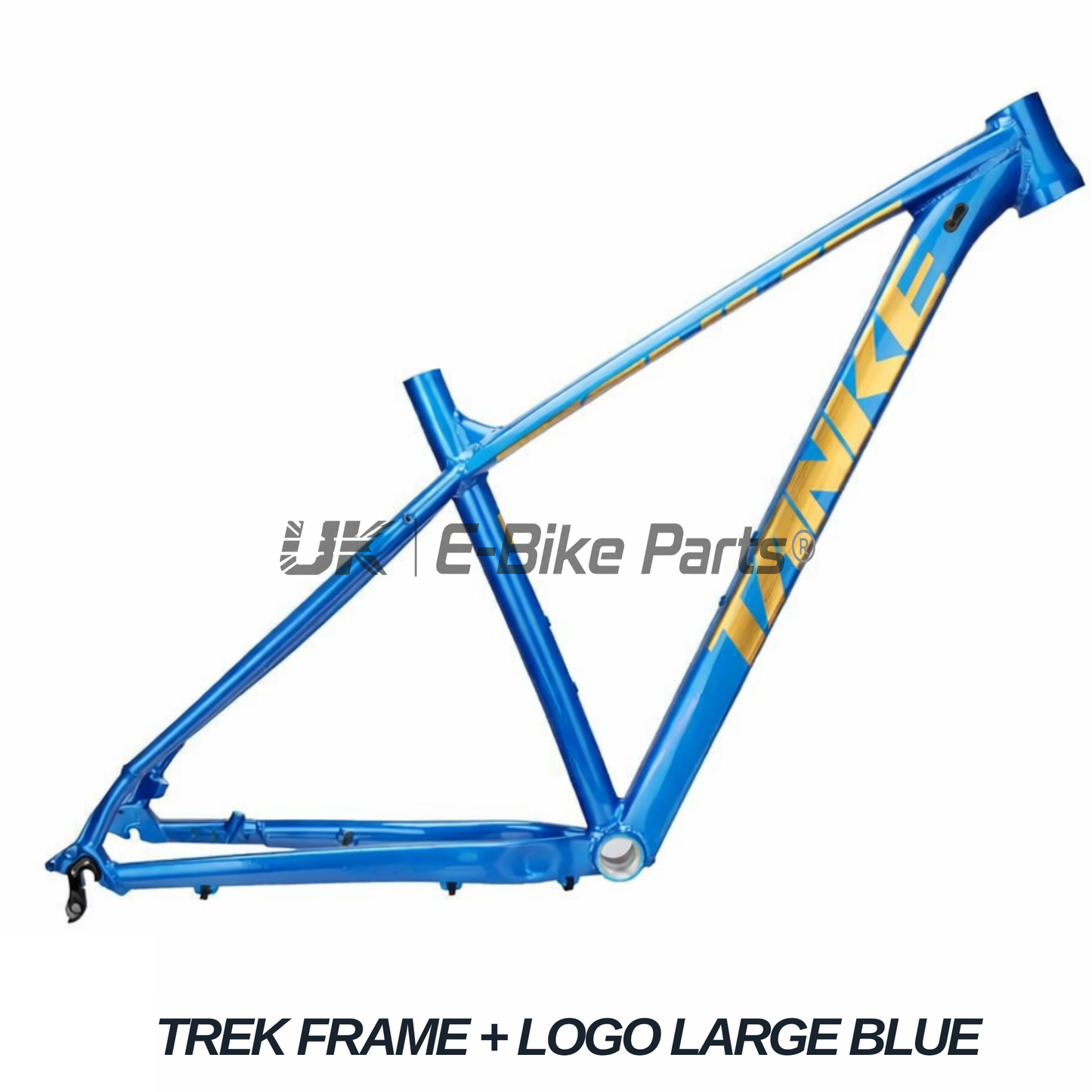 MTB Aluminum Frame Size Medium Large Gloss Black 26″ 27.5″ 29″ Wheel Size Trek Style