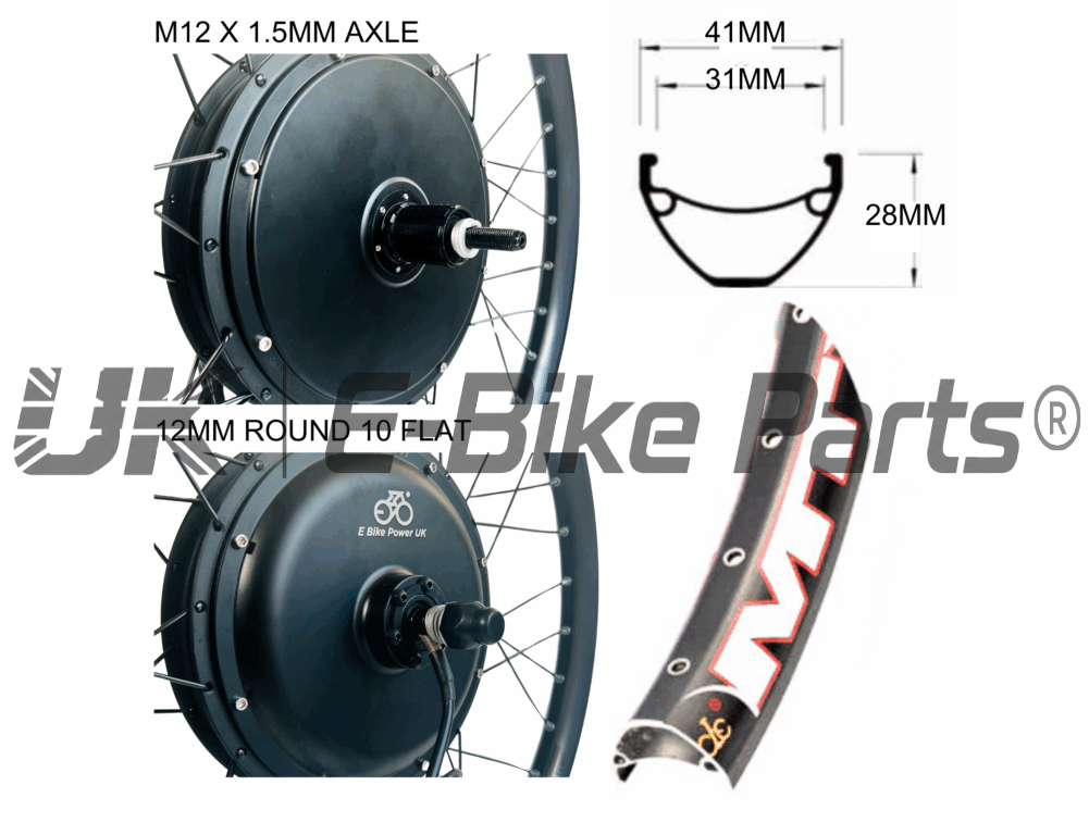 Electric Bike Conversion Kit 48V 1000W/250W MTX 7-11 Speed Cassette Rear Wheel & Battery 26″ 27.5″ 29″ Remote Key