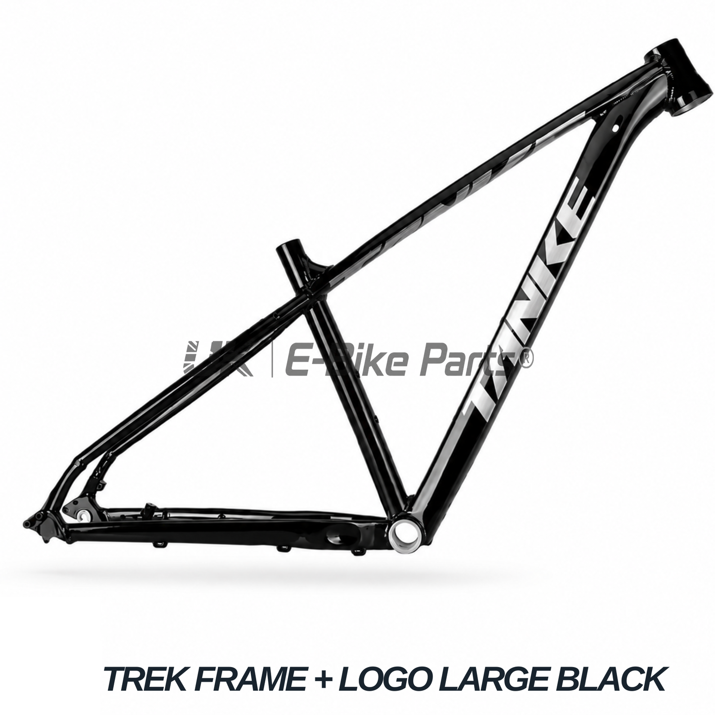 MTB Aluminum Frame Size Medium Large Gloss Black 26″ 27.5″ 29″ Wheel Size Trek Style