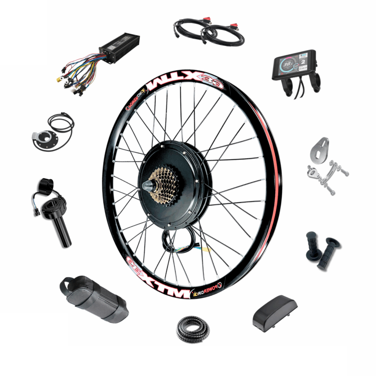 27.5″ 48V 1000W Electric Bike Conversion Kit – Rear Wheel | 7-Speed E-Bike Upgrade