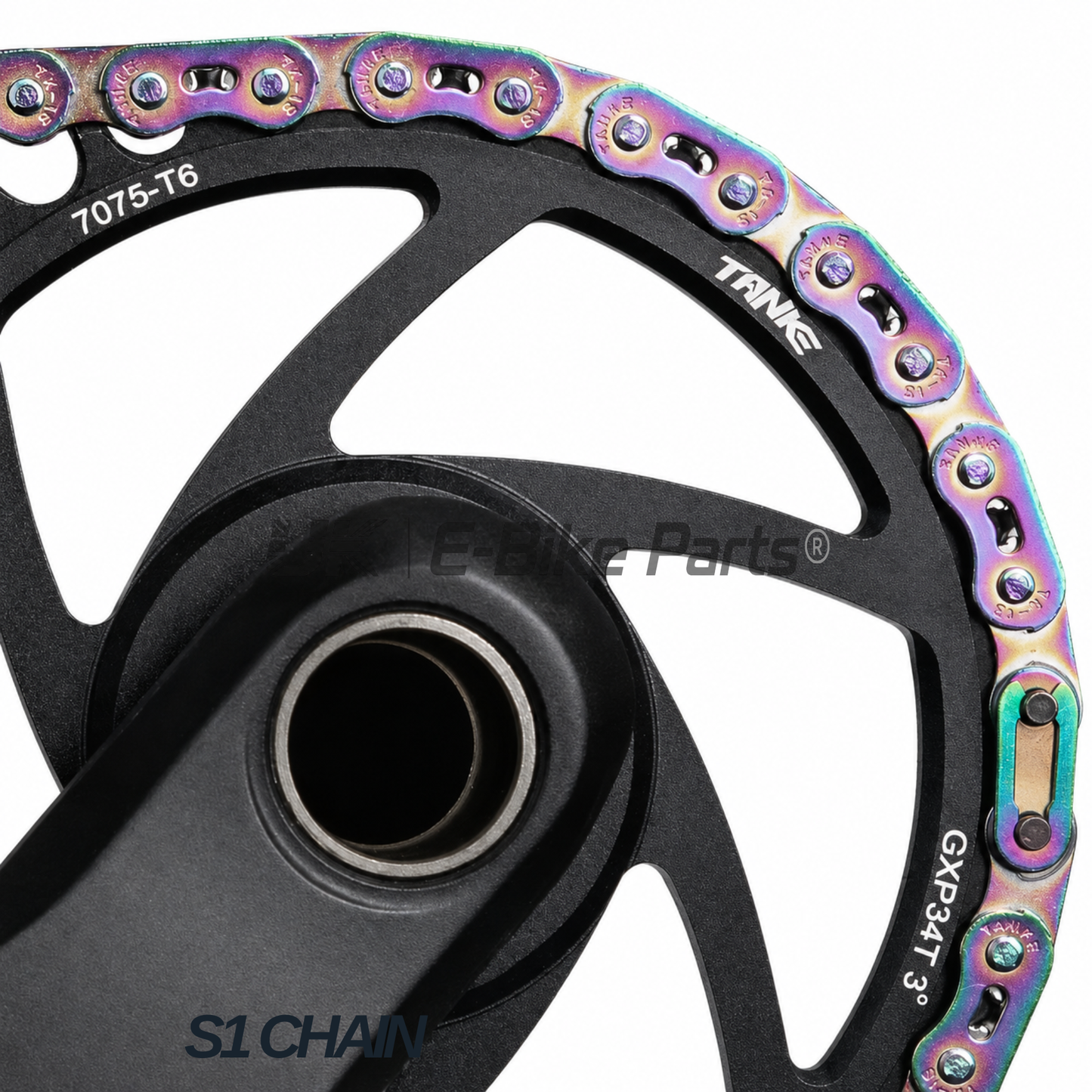 Single Speed Bike Chain 100 Link 1/2″ x 1/8″ E BIKE, Jump Bike BMX Fixed Gear City – TANKE