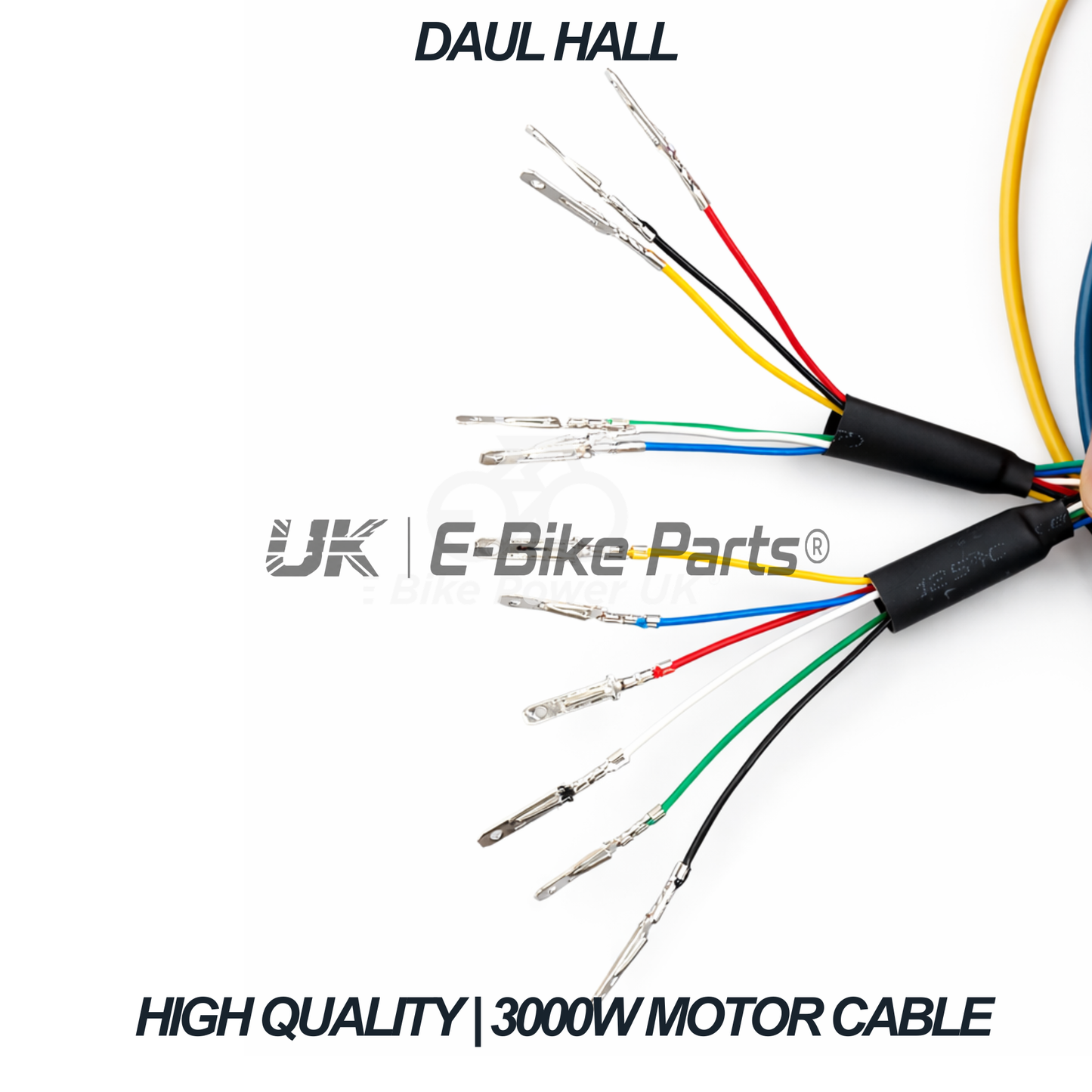 3000W Hub Motor Cable Replacement 10mm Thick 120cm Long XT150 Daul Hall21.0021.00