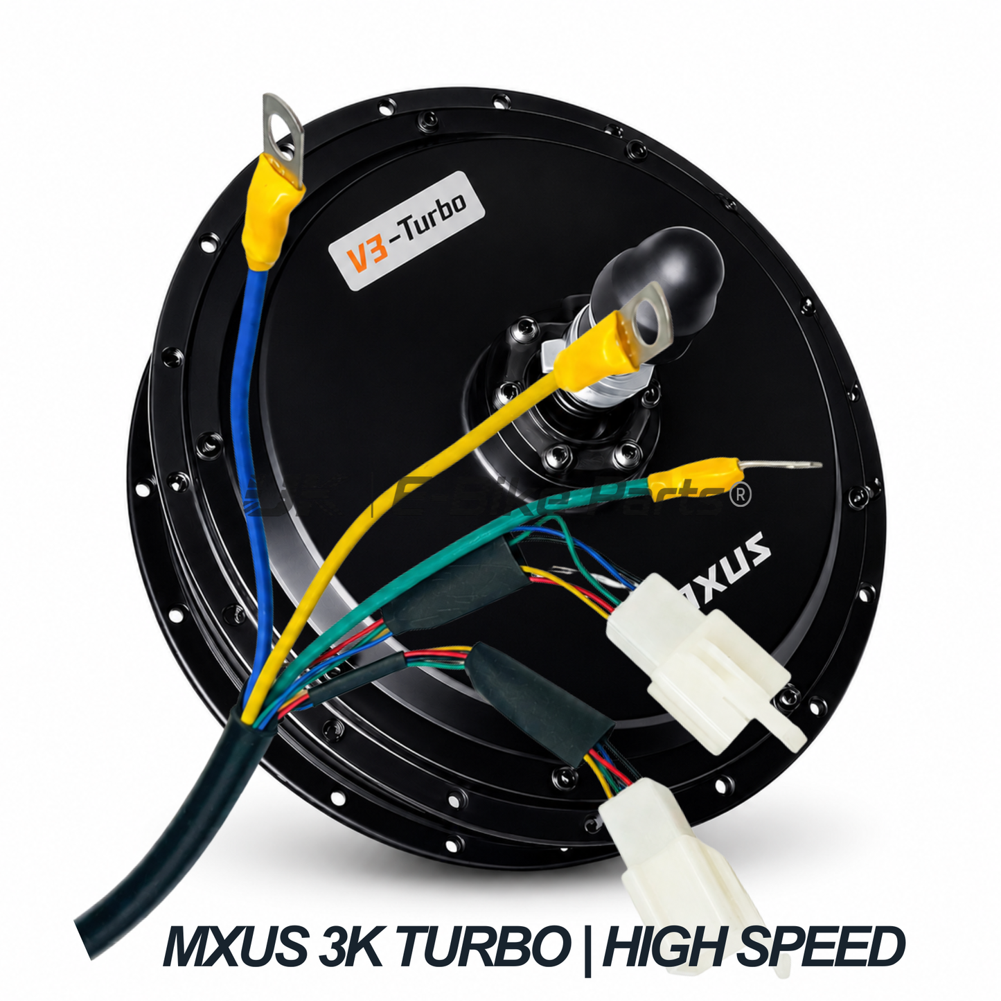 3000W Rear Hub Motor Wheel | 3.5T High-Speed | 48V 52V 60V 72V | V3 Aluminium Stator | 142mm Dropout | 7-Speed Freewheel Compatible