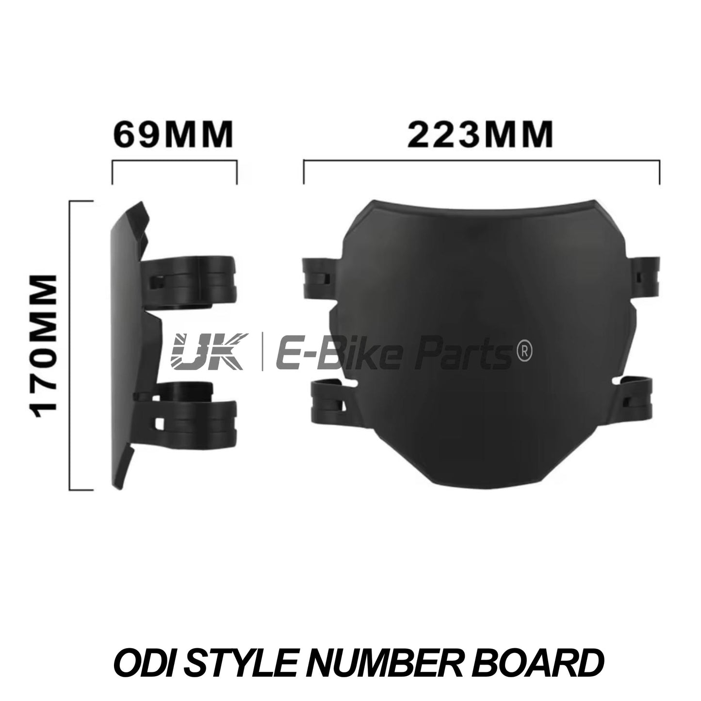 ODI Style Number Board E Bike Surron KKE Fox Talara MTB