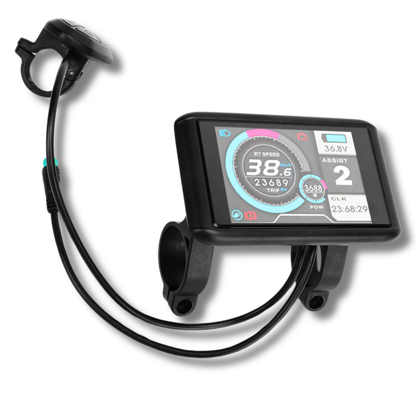 UKC1 E Bike Full Colour LCD Display 36V 48V 52V 60V 72V Mode Sinewave Squarewave