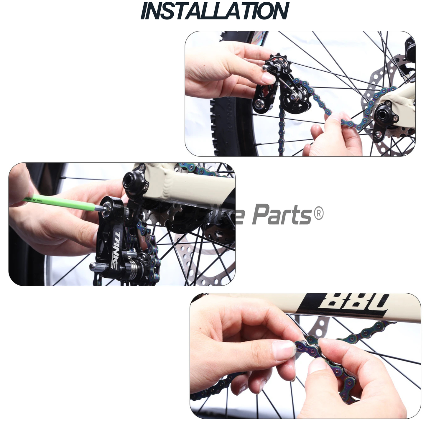 MTB Single Speed Chain Tensioner High Quality, Durable, E Bike Jump Bike CYC