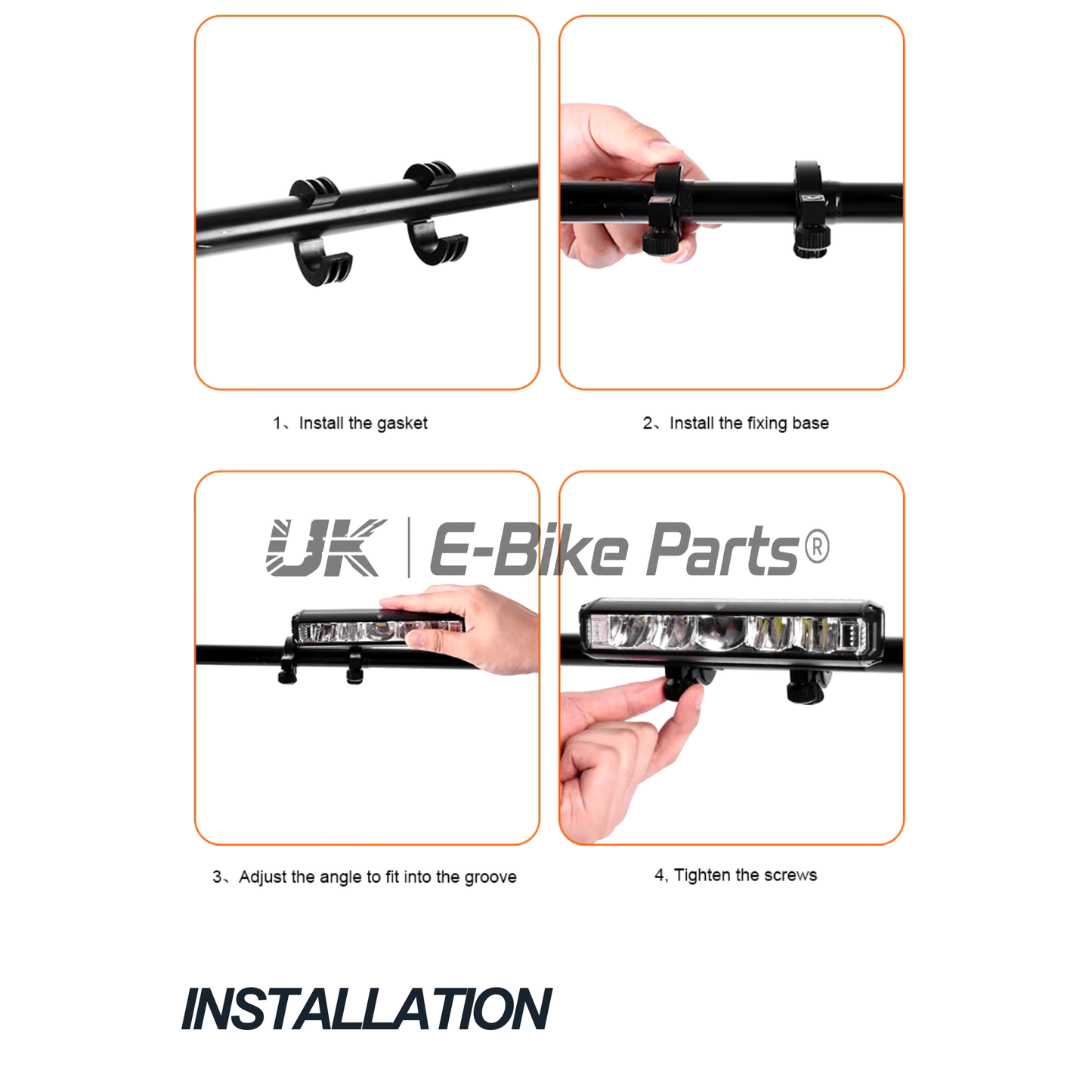 Light Bar Bike Headlight Front Light Ultra-Bright LED 1800 Lumens USB Bicycle