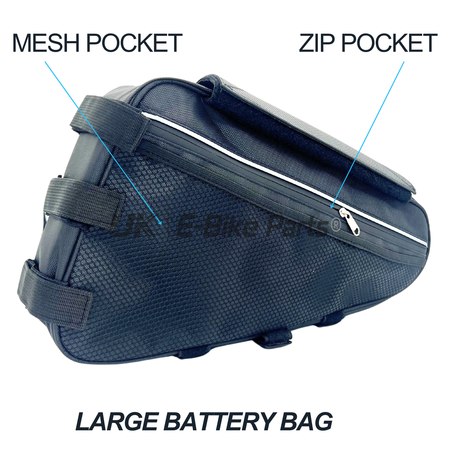 Triangle Ebike Battery Bag Large One Size Heavy Duty Storage High Quality