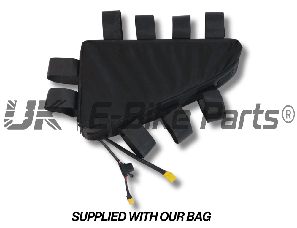 72V 30AH Aluminum Triangle Case Bag Lithium E Bike Battery 3000W 80A BMS Big Capacity 50S XT90