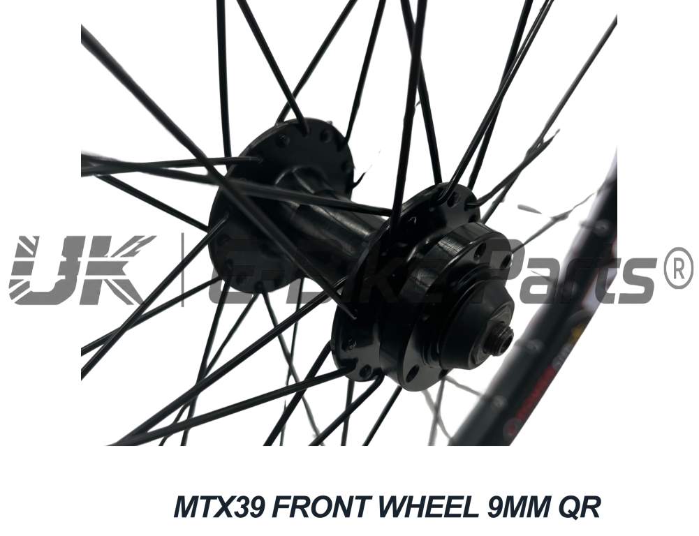 MTX 39 Front Wheel E Bike 20″ 24″ 26″ 27.5″ 29″ Thru Axle QR 110mm 100mm Dropout