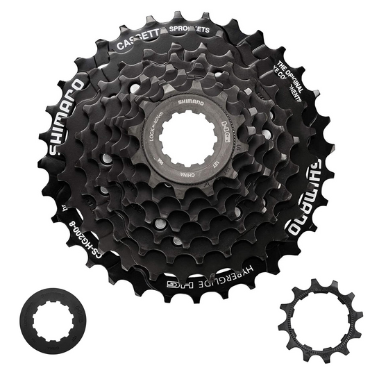 HG Shimano ATX 7,8,9,10 Speed Cassette Gears for MTB Bike E Bike Black Silver