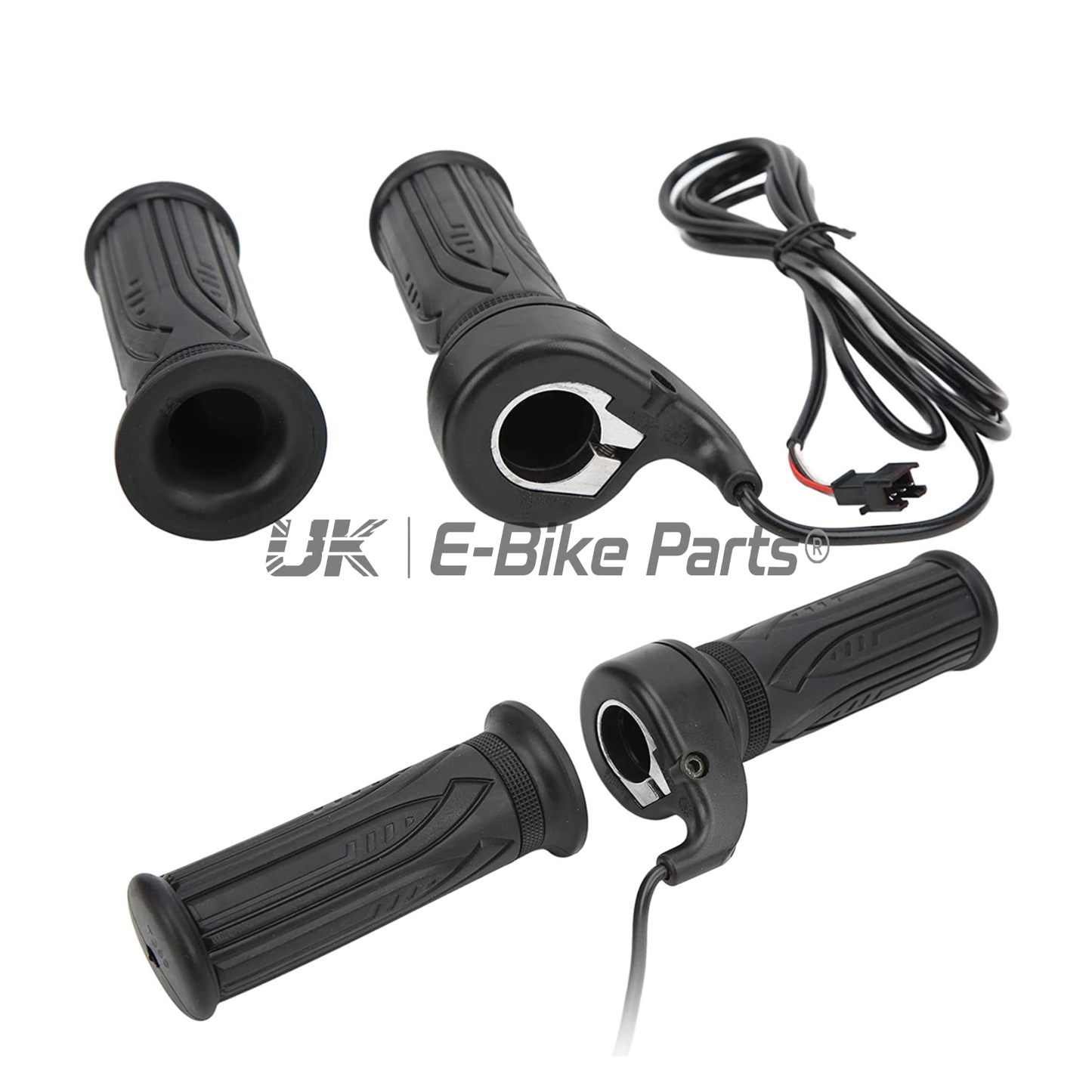 Full Twist Throttle Electric Scooter E Bike Right Hand SM Plug 12V to 72V 22mm