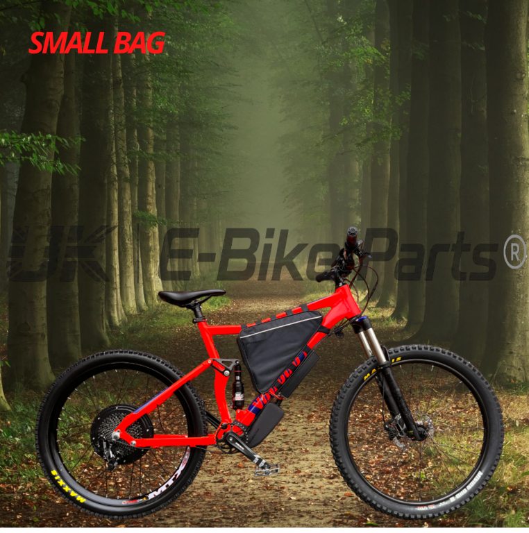 Ebike Triangle Battery Storage Bag 36V 48V 52V 60V 72V Small Medium Large Water Resistant High Quality Oxford Cloth