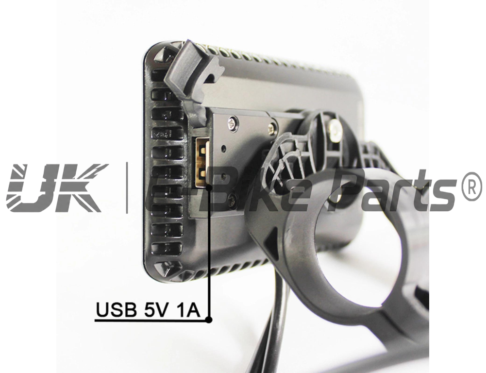 UKC1 E Bike Full Colour LCD Display 36V 48V 52V 60V 72V Mode Sinewave Squarewave