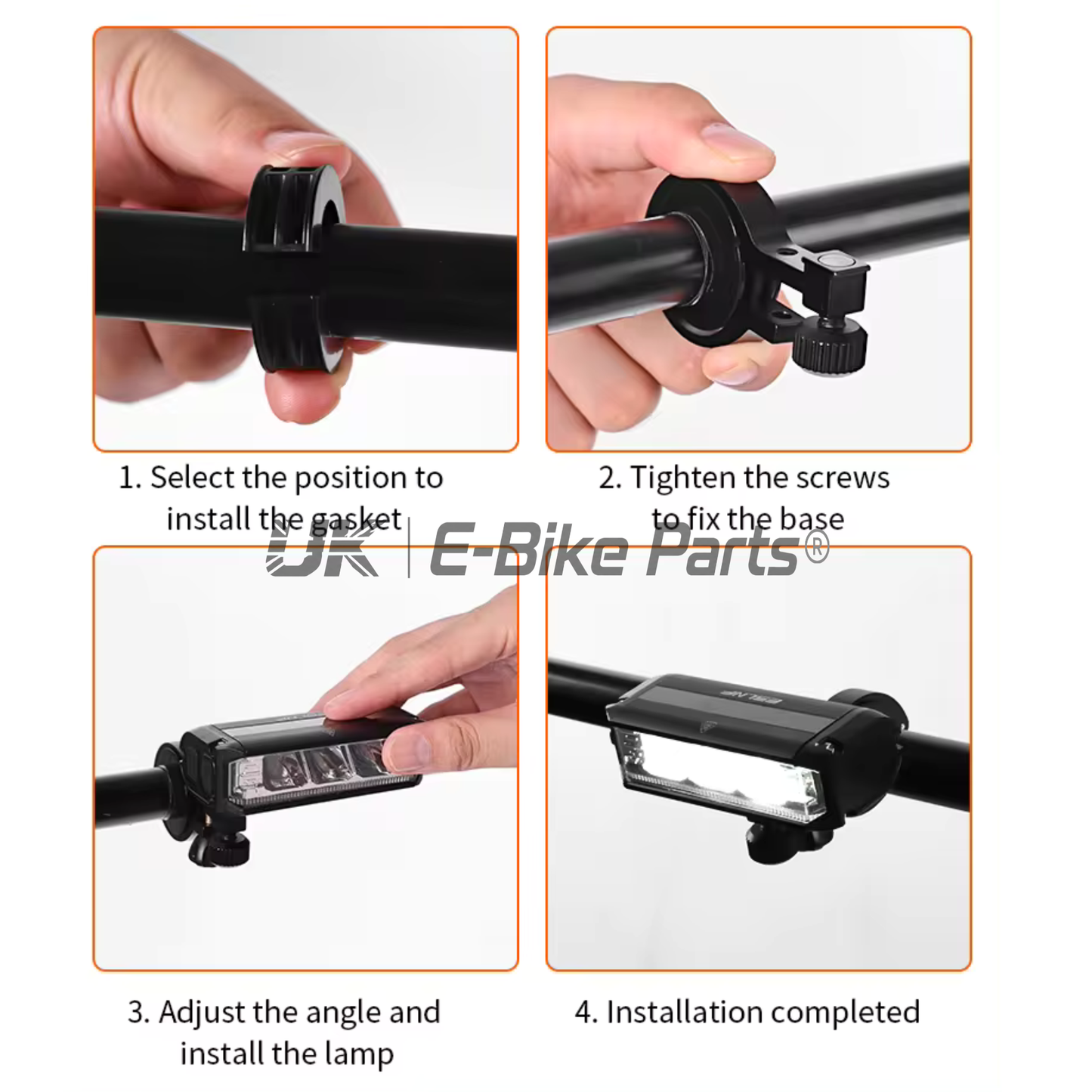 Light Bar Bike Headlight Front Light Ultra-Bright LED 1200 Lumens USB Bicycle