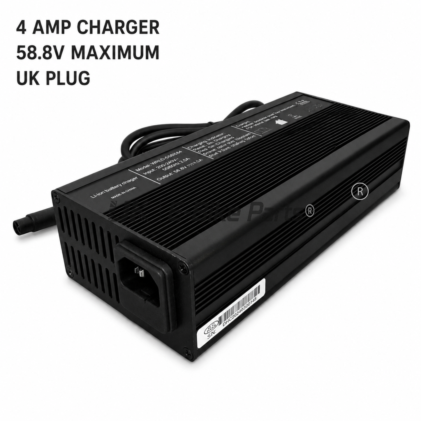 E Bike Battery Lithium 40A 50A BMS, LG 52V 20AH High Power Small & Compact,
