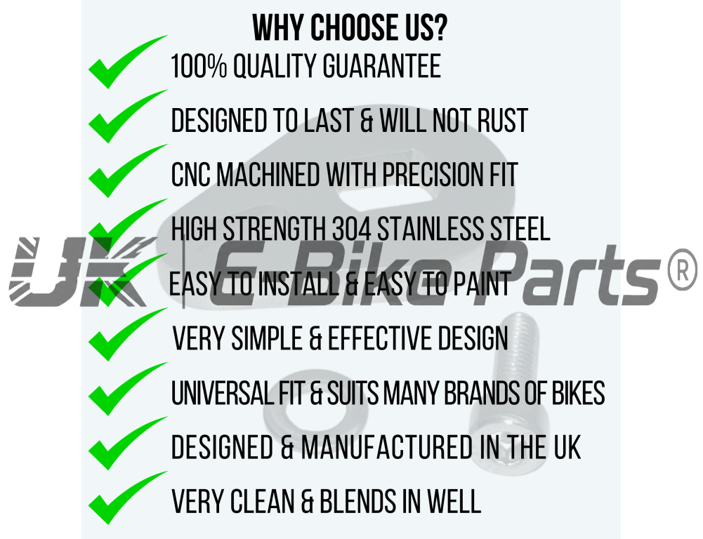 E Bike Torque Arm Set Fit Rear Motor M12 M14 M16 Axle UK Universal High Strength Carrera, Trek, Voodoo, Boardman.