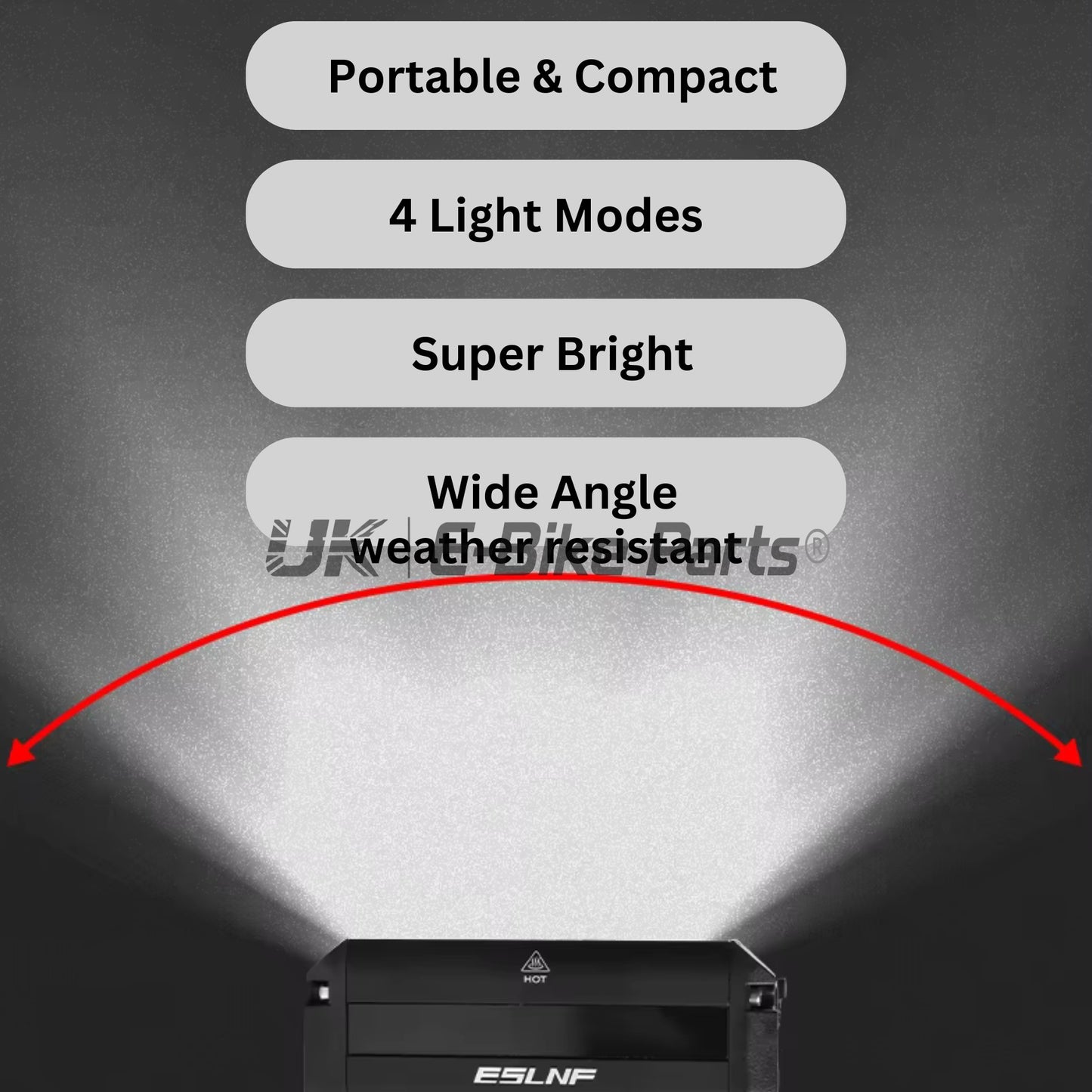 Light Bar Bike Headlight Front Light Ultra-Bright LED 1200 Lumens USB Bicycle