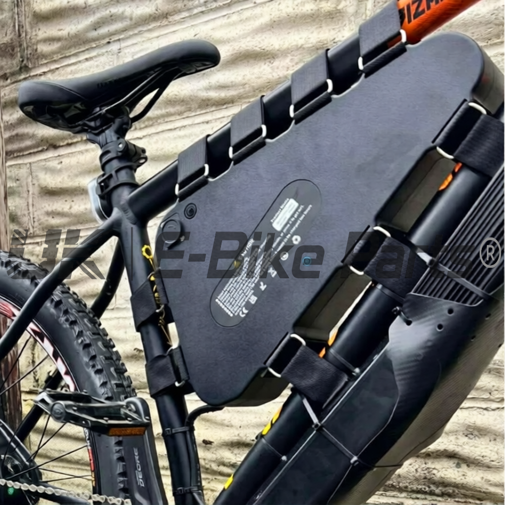 Triangle E Bike Battery Straps Heavy Duty Buckle Lithium Pack Hock & Loop