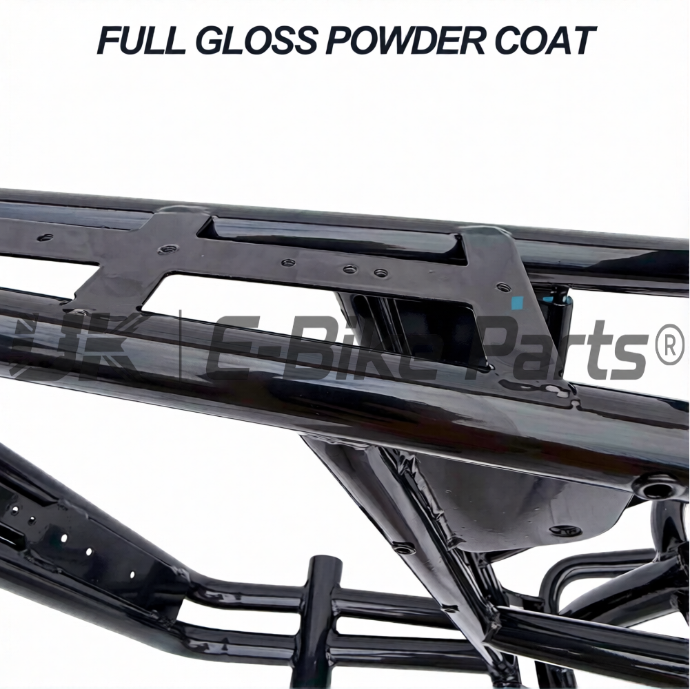 Custom Steel Fat E Bike Frame Full Suspension 20 Inch x 4 Inch Wheels Super 73
