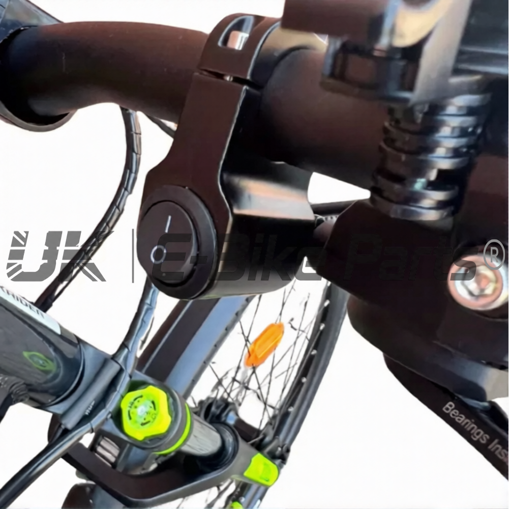 E Bike 2 Way 22MM Handlebar Switch Lights Light Bar LED Universal Motorcycle