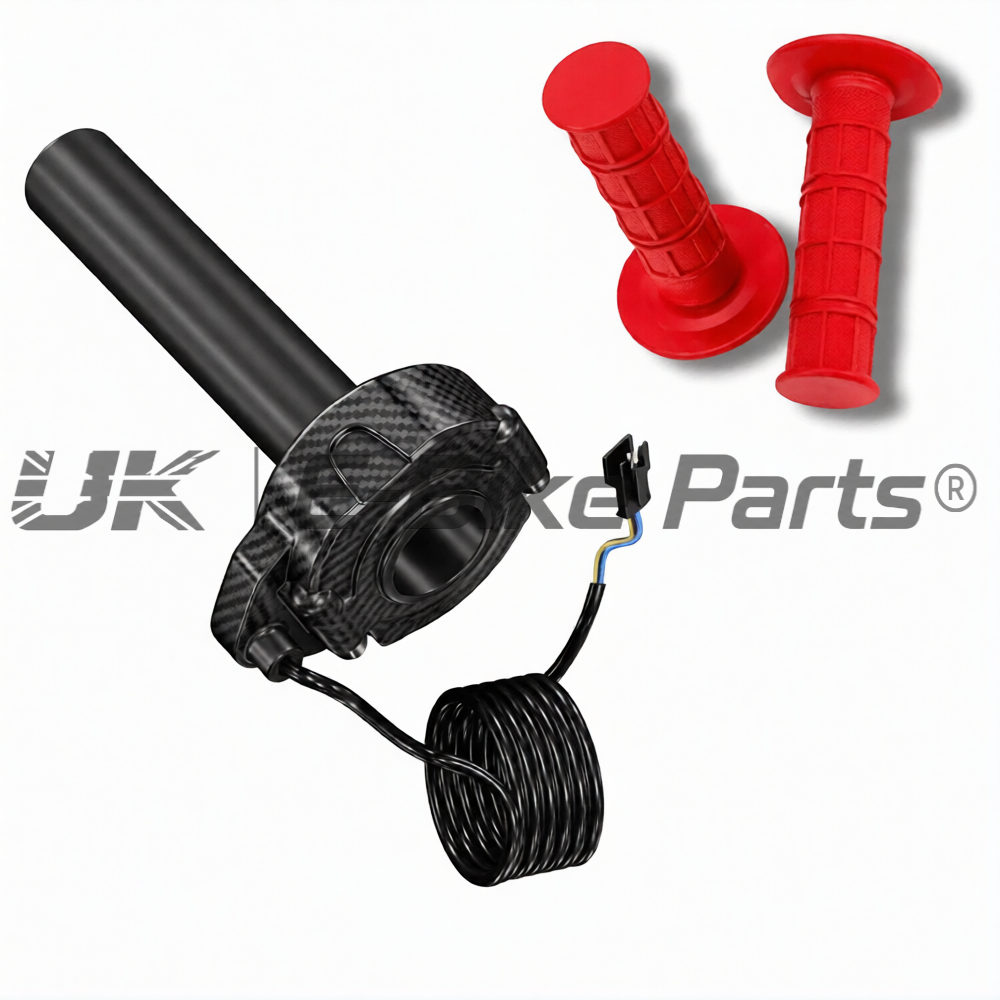 Carbon SurRon Throttle Twist Grips Waffle Grip All Colours 3 Pin SM JST Plug UK