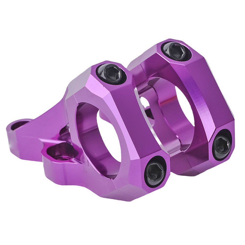 Direct Mount Stem CNC Alloy 31.8mm Anodized Purple MTB Downhill BMX Bike Stem
